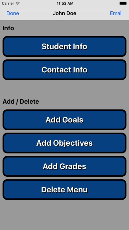 Student Goal Tracker