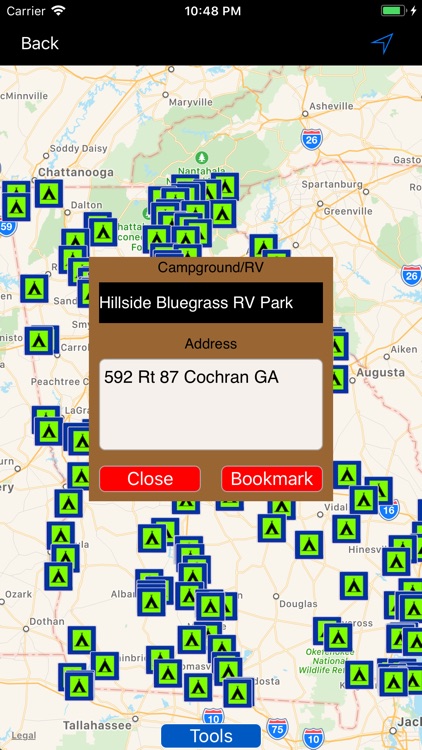 Georgia Campgrounds & RV's