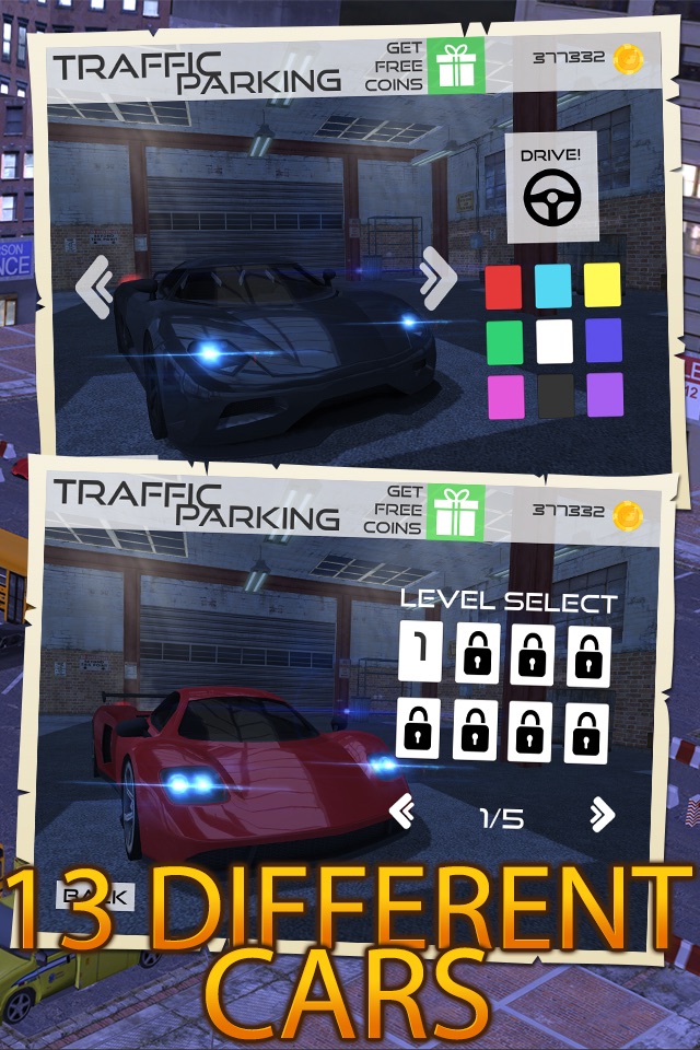 Sport Car Traffic Parking screenshot 3