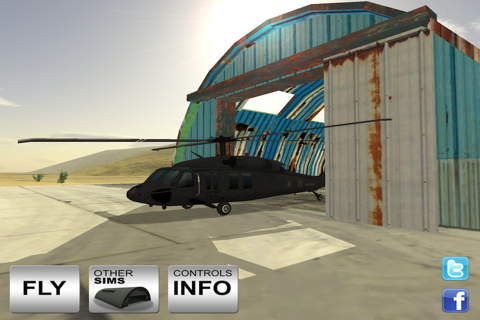 Black Hawk 3D Flight Simulator screenshot 2