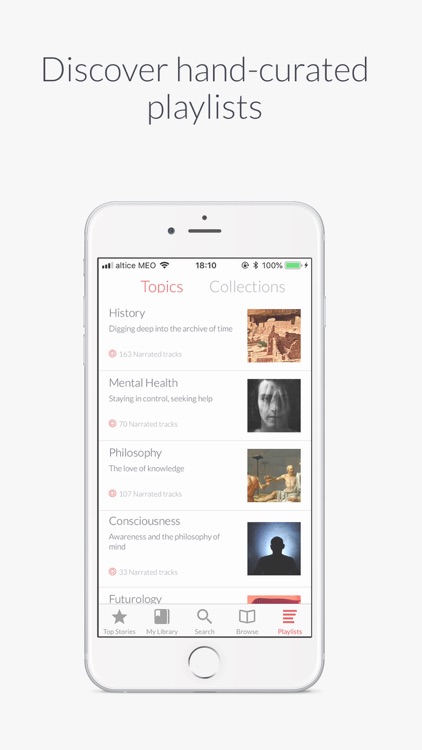 curio.io: top audio articles screenshot-5