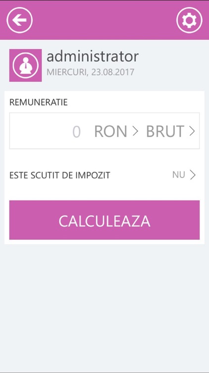 Calculator Venituri