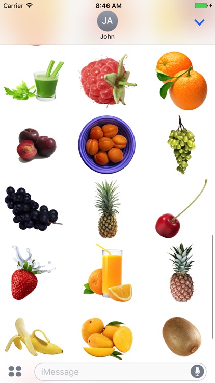 Fun Fruits Pack for iMessage