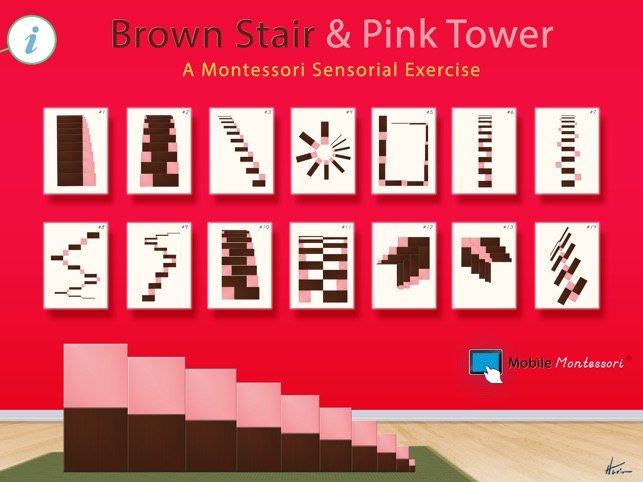 Brown Stair & Pink Tower