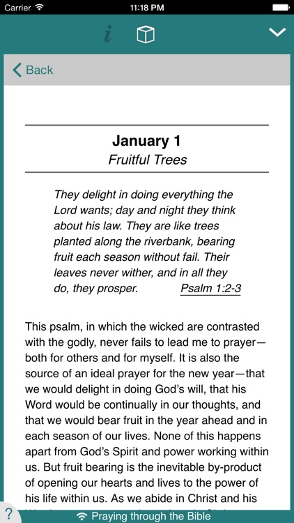 One Year® Praying Thru the Bible Devo