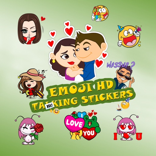 Emoji HD Talking Stickers