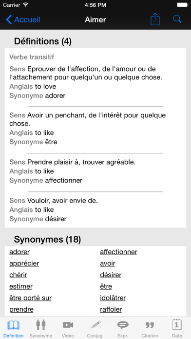 How to cancel & delete Dictionnaire Linternaute from iphone & ipad 3