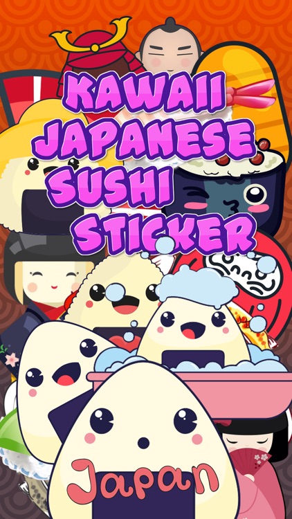 Kawaii Japanese Sushi Sticker