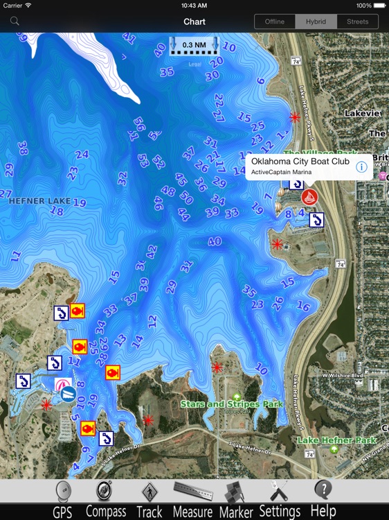 Candlewood lake GPS Charts Pro