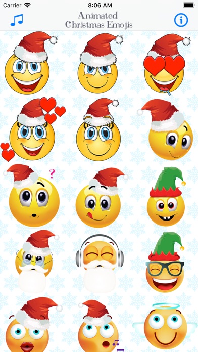 Animated Christmas Emojis screenshot 2