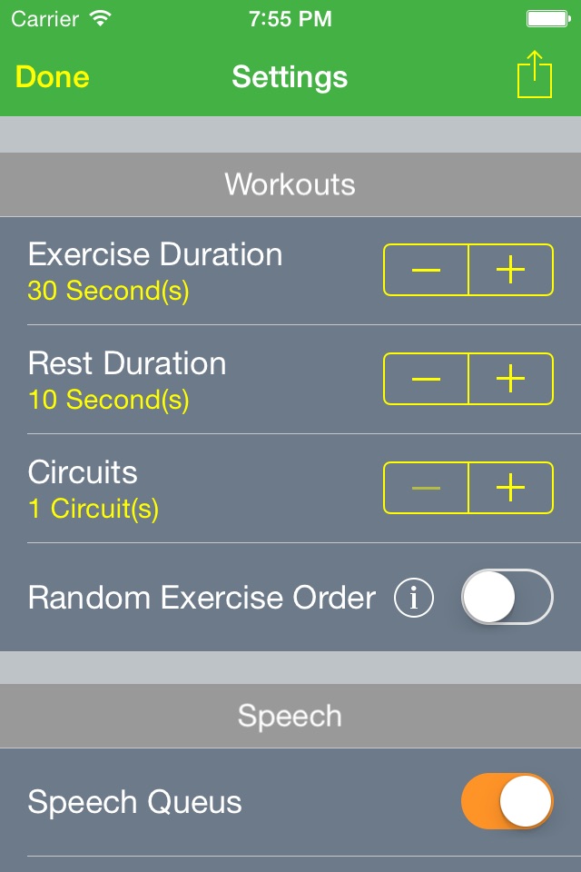 7 Minute Workouts screenshot 4