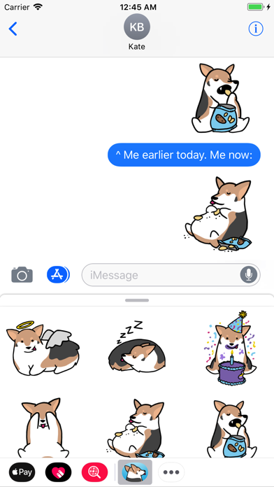 Seymour Corgi Stickers screenshot 2