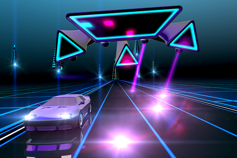 Скриншот из Neon Drive -  80s style arcade