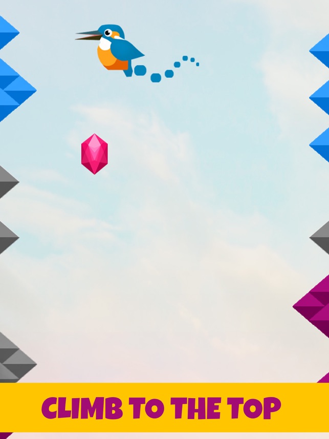 Birdy Bird - Climb to the top, game for IOS