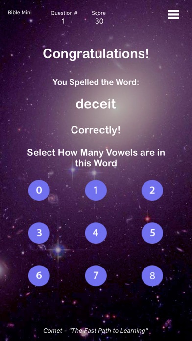 Bible Spelling With Comet Mini screenshot 3