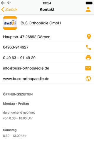 Buß Orthopädie screenshot 4