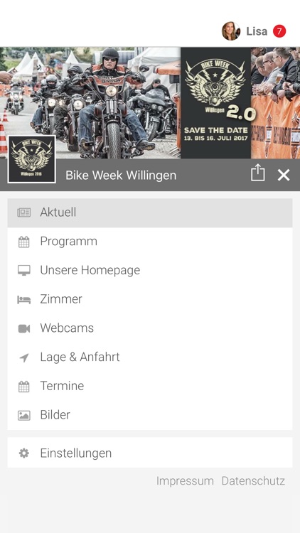 Bike Week Willingen App