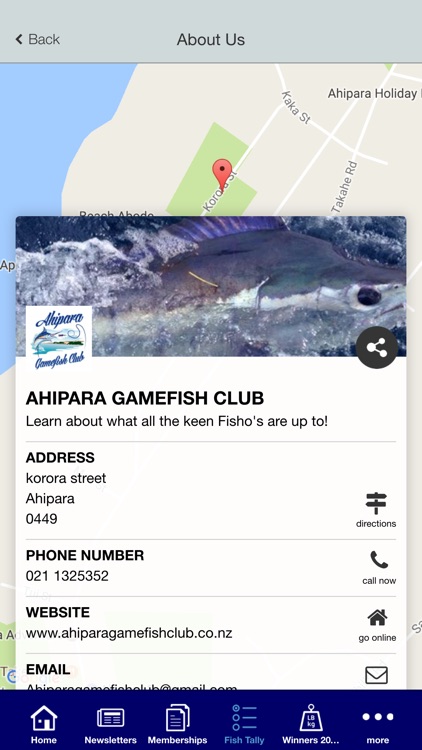 Ahipara Gamefish Club screenshot-4