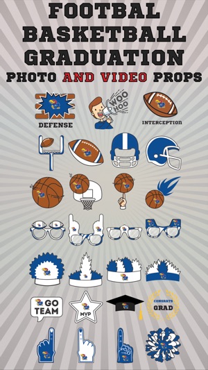 Kansas JayHawks Animated Selfie Stickers(圖3)-速報App