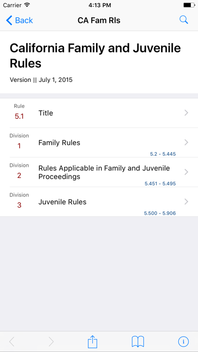 How to cancel & delete California Family and Juvenile from iphone & ipad 1