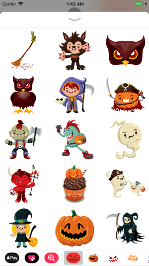 Happy Halloween Skeleton Emoji(圖1)-速報App