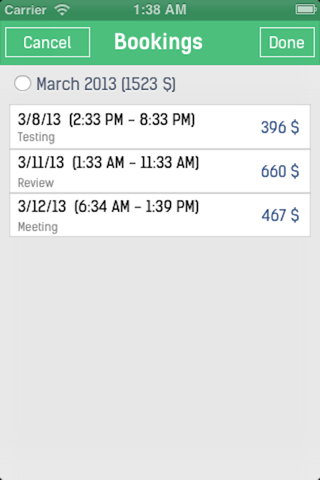 Freelancer Timesheet screenshot 3