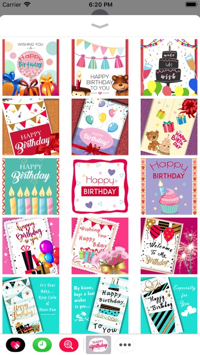 Happy Birthday Card Stickers screenshot 2