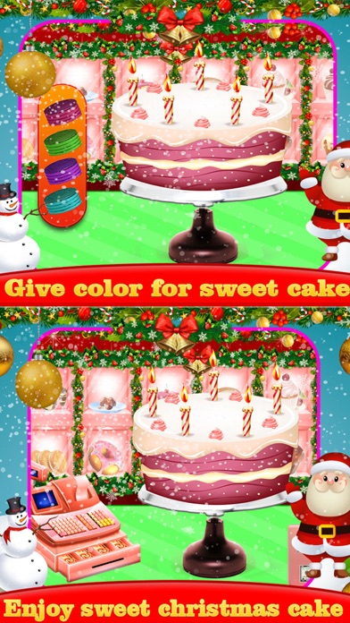 Christmas Sweet Cake Maker screenshot 3