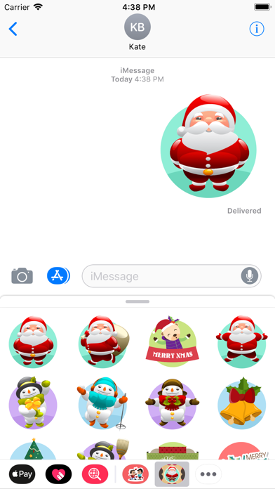 How to cancel & delete Christmas Wish Sticker from iphone & ipad 4