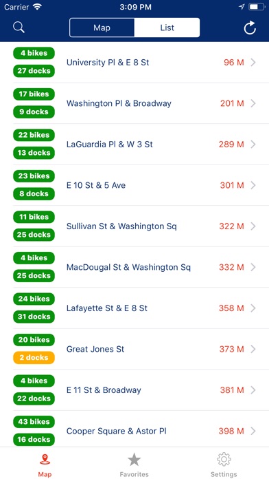 Simple Citi Bike NYC screenshot 2