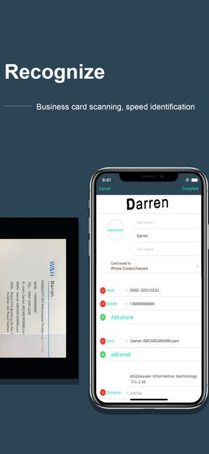FoxCard -Business card scanner(圖5)-速報App