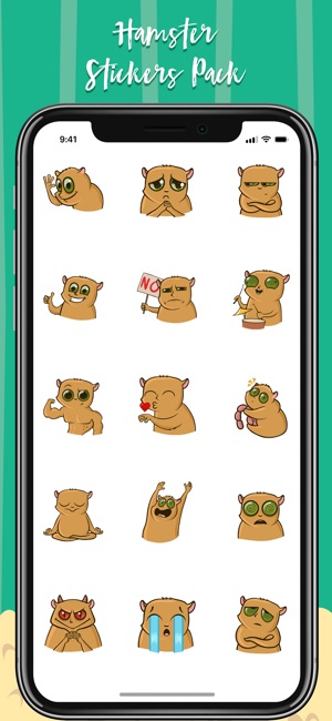 Happy Hamster Stickers(圖2)-速報App