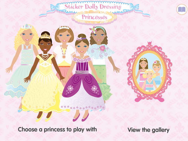 Usborne Sticker Dolly Princess