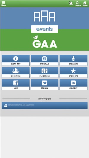 AAA & GAA EVENTS