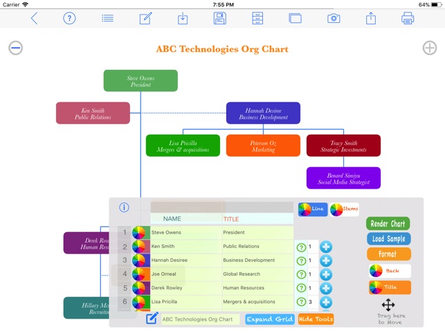 Ipad Org Chart App