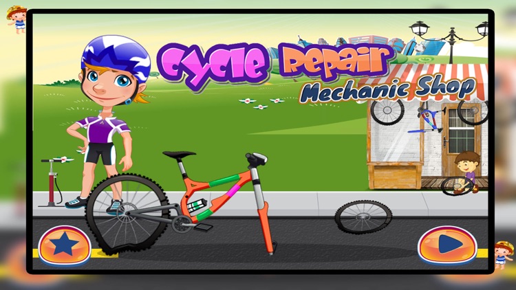 Cycle Repair Mechanic Shop – Vehicle Cleanup Game