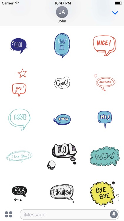 Hello Conversations Doodles screenshot-3