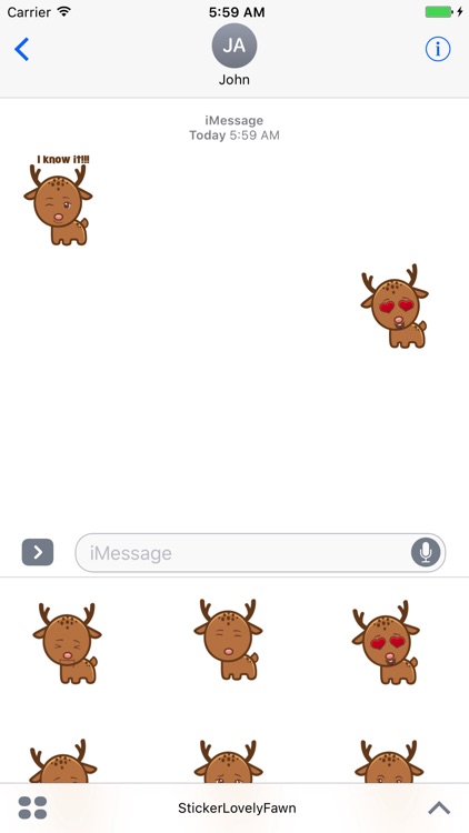 Sticker Me Lovely Fawn