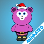 Cute Santa Bear animated