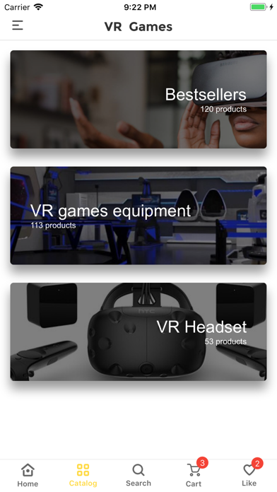 VR Games Equipment screenshot 3