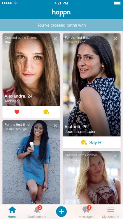 happn — Dating app — Find and meet your crush screenshot-0