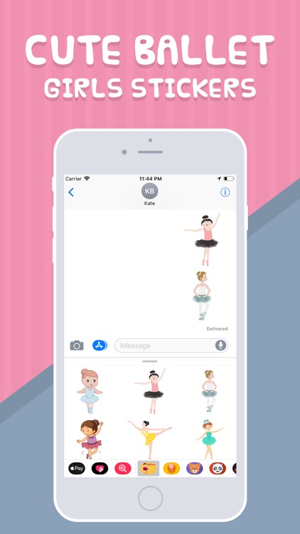 Cute Ballet Girls Stickers