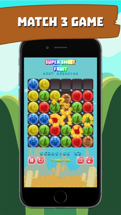 Super Sweet Fruit Match 3 screenshot 3