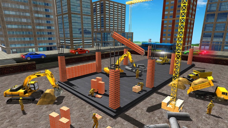 Supermarket crane operator 3D