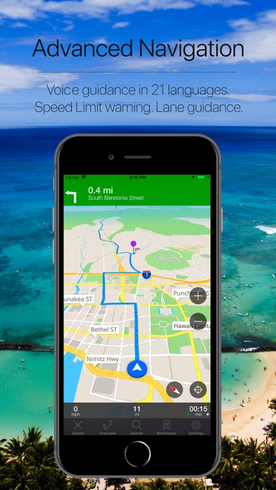 Hawaii, USA Offline Navigation screenshot 4