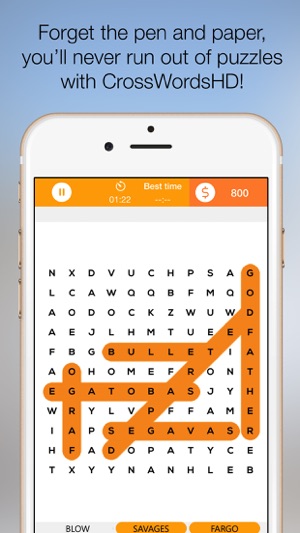 CrossWordsHD - Addictive Wordsearch Game(圖1)-速報App