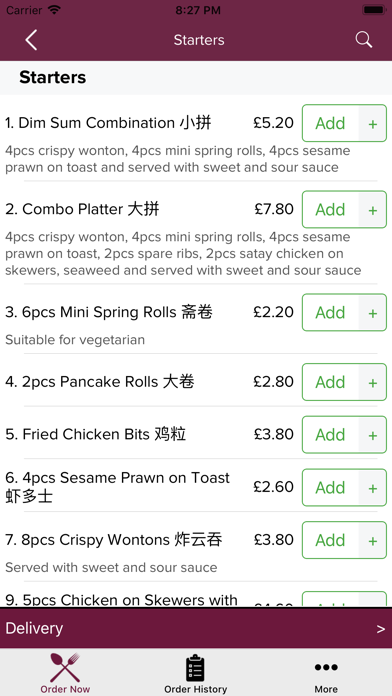 Wonderful Chinese Takeaway screenshot 2