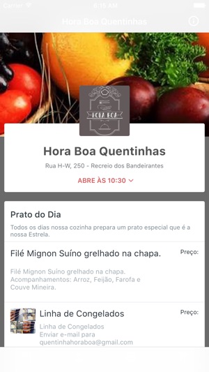 Hora Boa Quentinhas Delivery