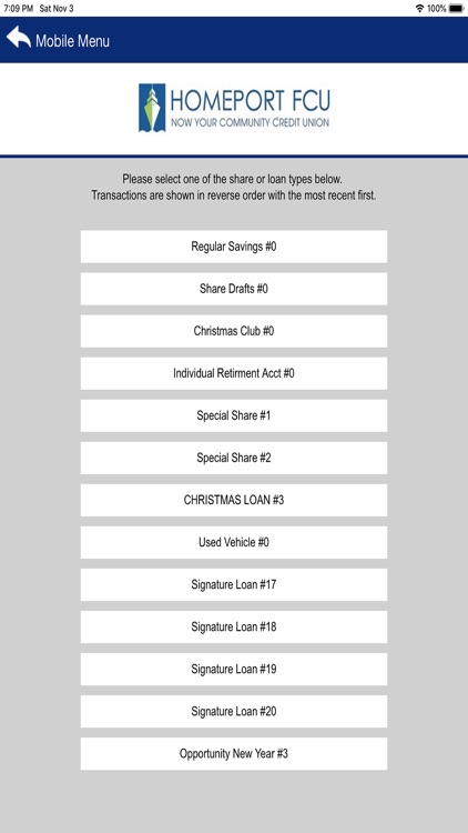 Homeport FCU Mobile screenshot-3