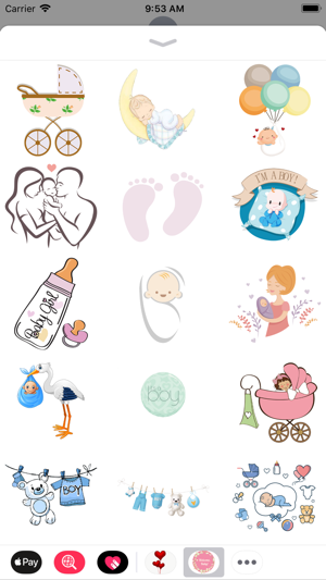 Baby Love Stickers